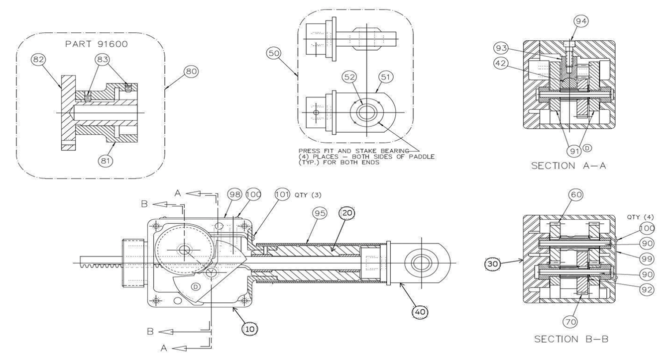 Mechanicalsnubber replacementparts ad40 cat0