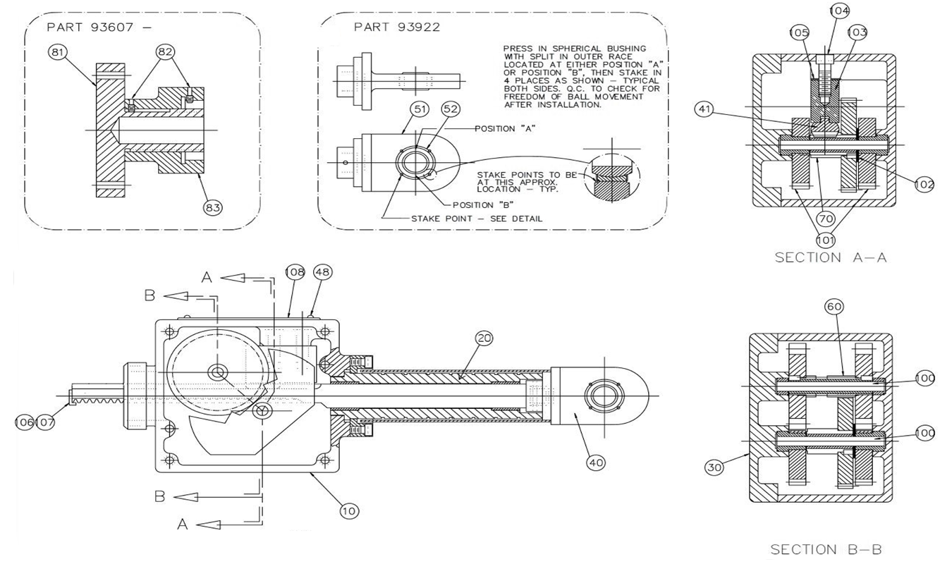 Mechanicalsnubber replacementparts ad150 cat0