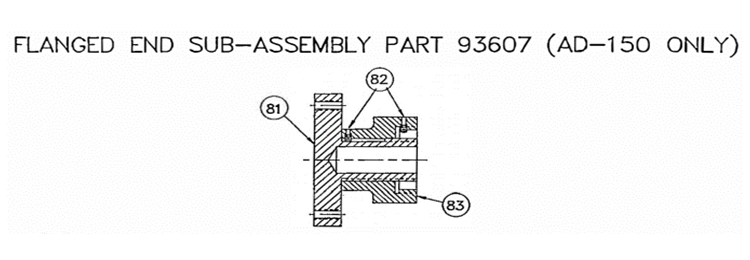 Mechanicalsnubber replacementparts ad150 cat1