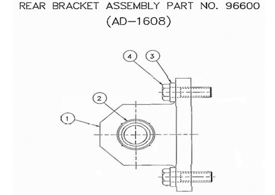 Mechanical snubber replacement parts ad1600 cat2