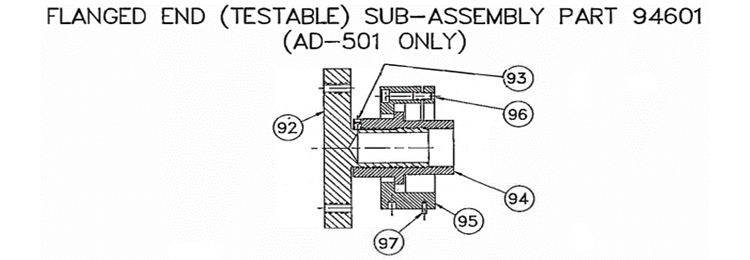 Mechanicalsnubber replacementparts ad500 cat2