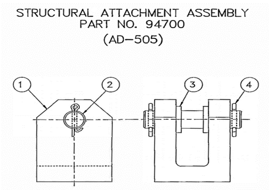 Mechanicalsnubber replacementparts ad500 cat5