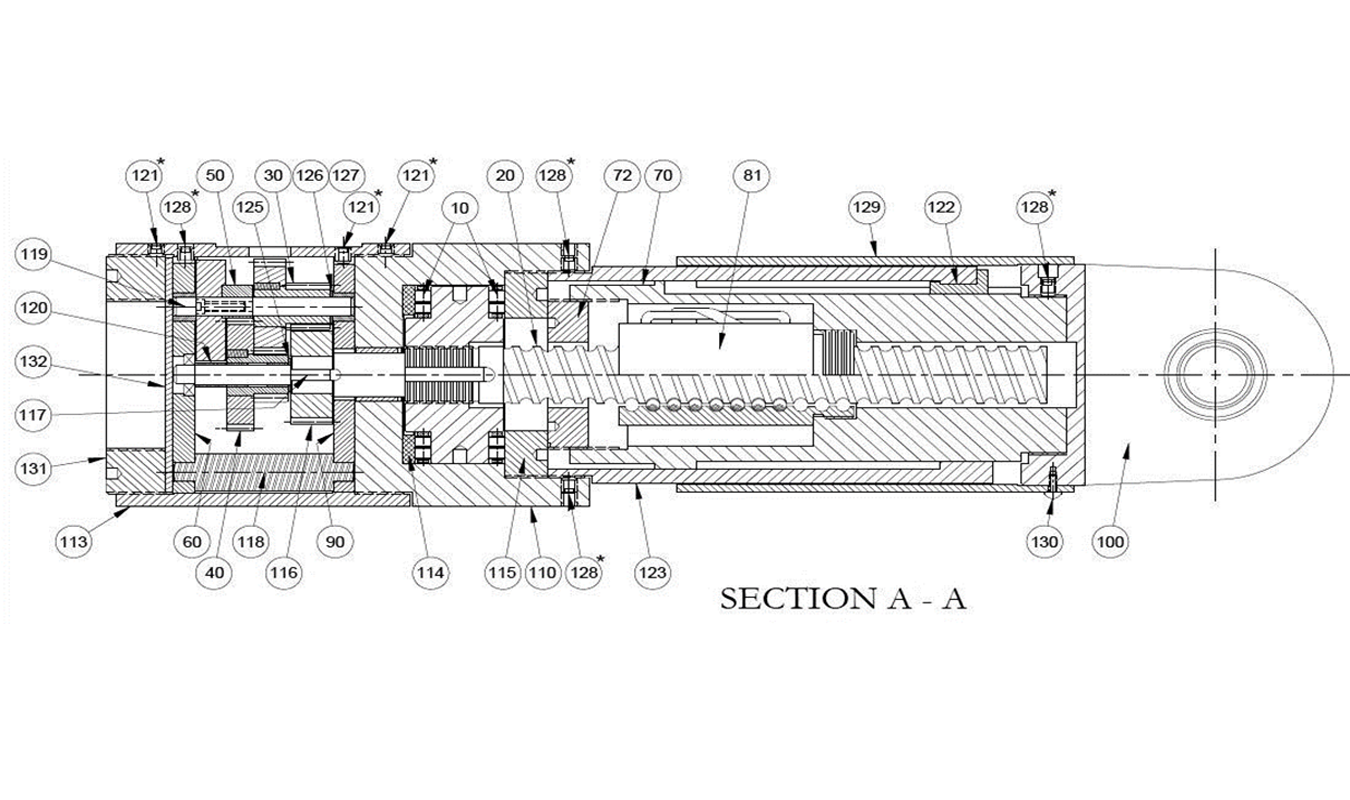 Mechanical snubber replacement parts ad5500 cat0