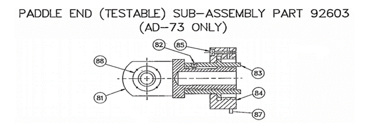 Mechanicalsnubber replacementparts ad70 cat4