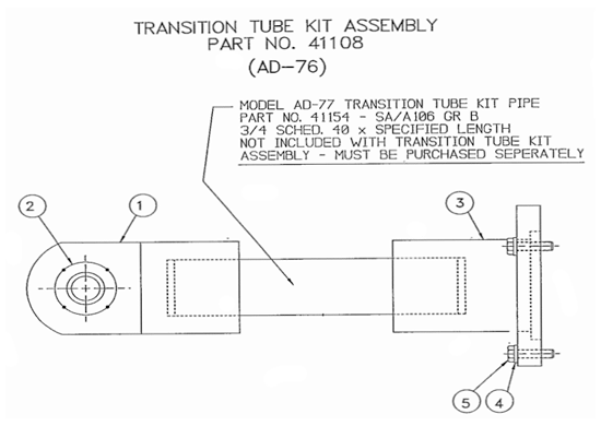 Mechanicalsnubber replacementparts ad70 cat6